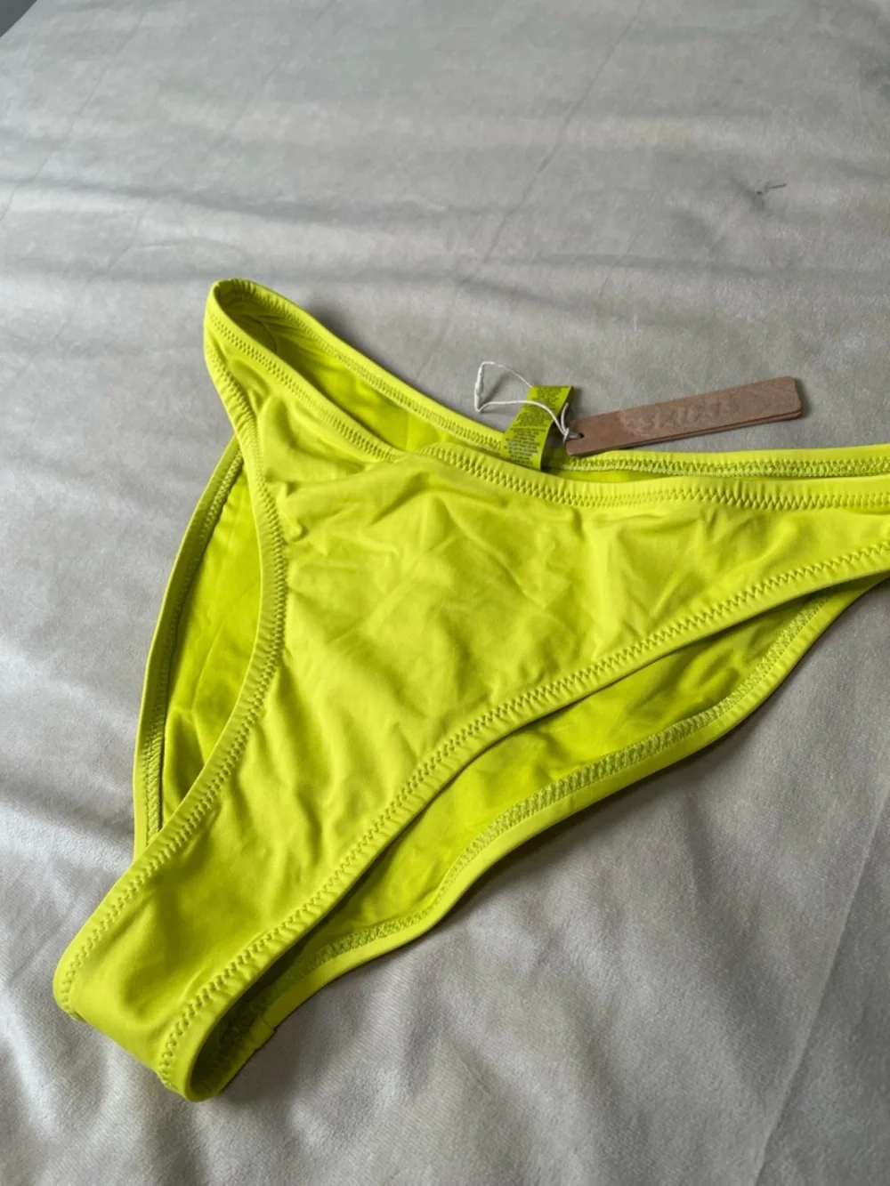 SKIMS Swim Mid-Coverage Bikini Bottoms Large Citrus NWT